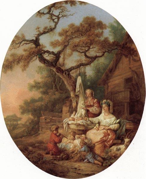 Prince, Jean-Baptiste le A Scene from Russian Life Sweden oil painting art